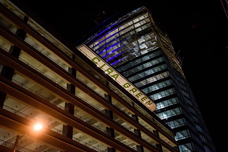 Brandywine Realty Trust’s FMC Tower near 30th Street Station was developed to include a 1-acre public park 90-feet above street level on top of a parking garage.