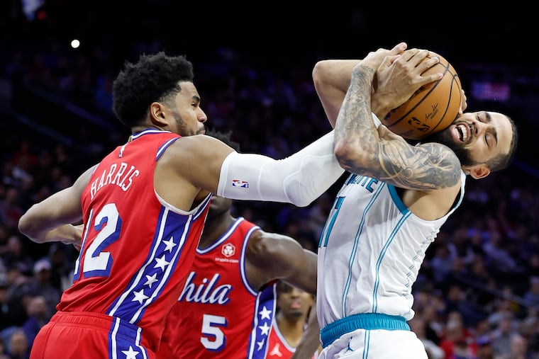 Tobias Harris finished with a double-double as the Sixers snapped a two-game skid.