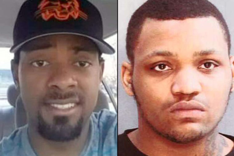 Alonzo Dilligard (right), 20, of Darby, Pa., is charged with murder in the shooting death of limo driver Mijael Rodriguez-Ramirez (left) on Jan. 3, 2015, on the 5400 block of Delancey Street.