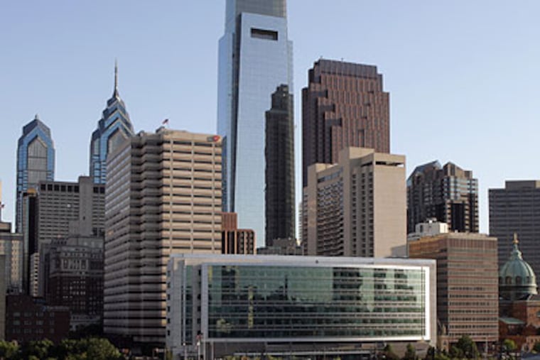 Comcast's corporate headquarters towers atop Philadelphia's skyline. (Barbara L. Johnston / File Photo)