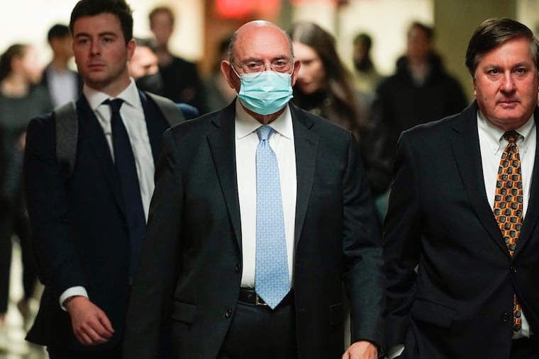 Trump Organization's former Chief Financial Officer Allen Weisselberg arrives at court in New York, in 2022.
