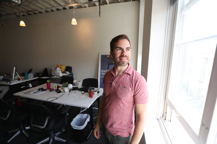 Mark Switaj, CEO of RoundTrip, purposely moved his start-up to an Old City block devastated by fire. Street closings made the move-in complicated, but the location will be great for employee recruitment, he said.
