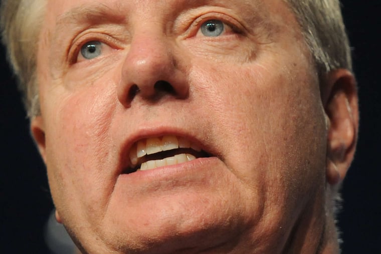 Sen. Lindsey Graham is an aggressive military hawk.