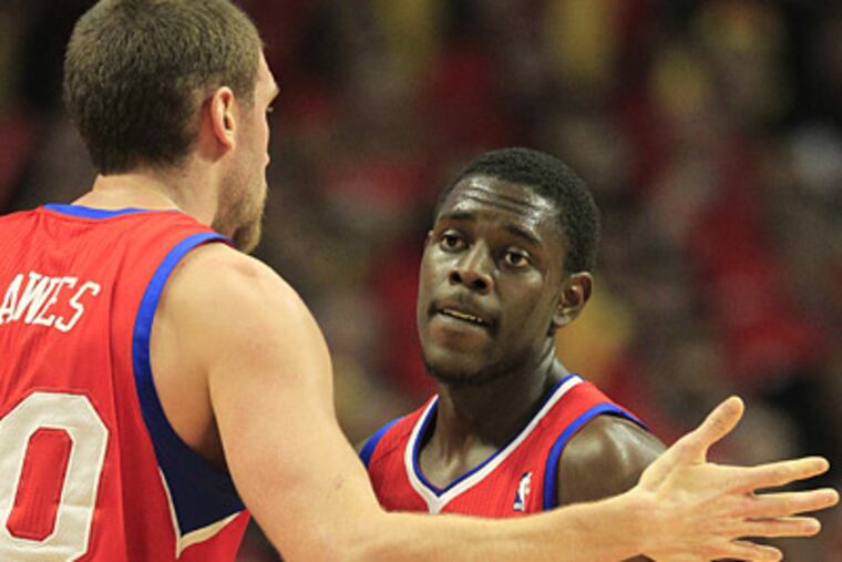 Jrue Holiday led the way with 26 points and six assists in the Sixers' Game 2 win over the Bulls. (Ron Cortes / Staff Photographer)