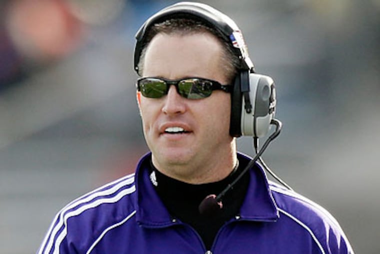 Northwestern football coach Pat Fitzgerald is a proven winner with no embarrassing baggage. (Nam Y. Huh/AP file photo)