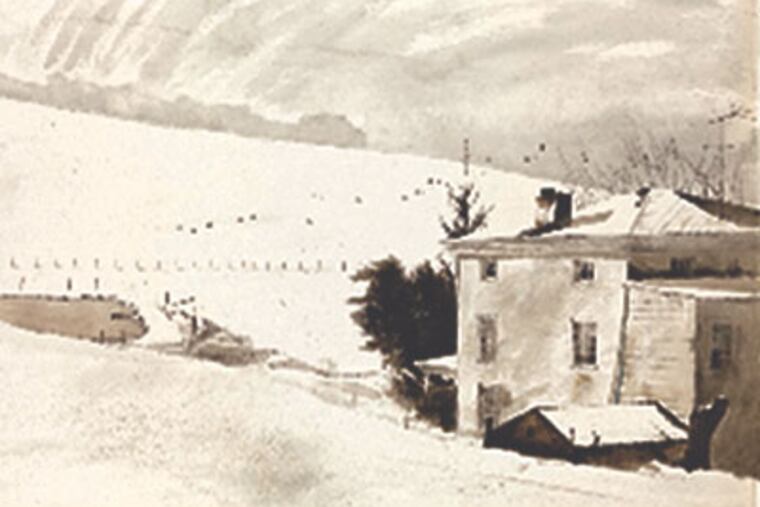 The FBI seized this "Snow Birds" forgery after it was offered at auction by Christie's.