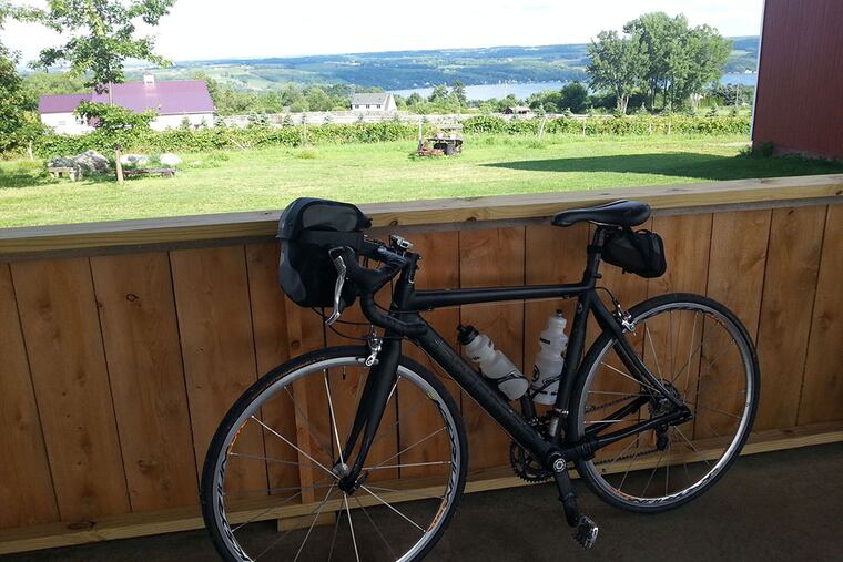 The view from Abandon Brewing in the Finger Lakes region of New York State. ( Don Russell )