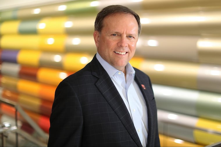 Charlie Shaver, boss at Philadelphia-based Axalta coatings, spends much of his time in merger talks