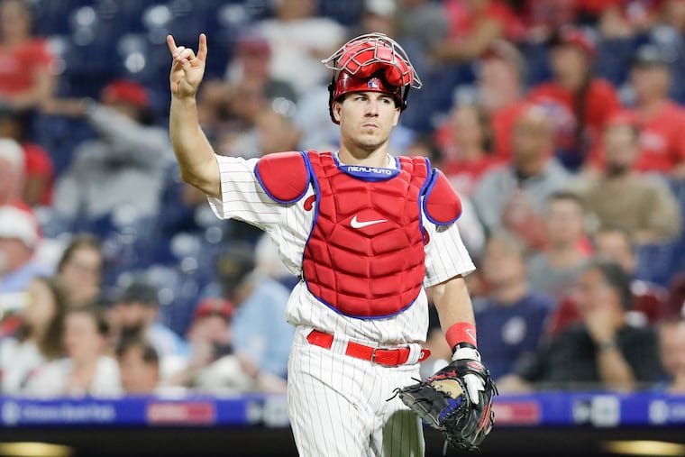 Phillies catcher J.T. Realmuto could be in line for a contract extension this winter.