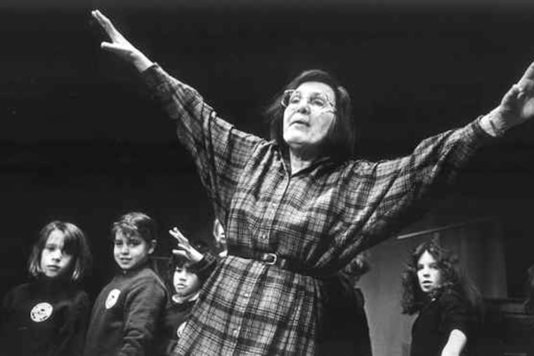 A "commanding presence" in drama and speech classes, the onetime actress retired from the Bryn Mawr academy in 1993.