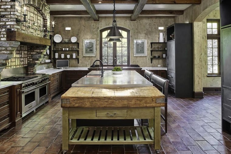 The gourmet kitchen of 929 Rock Creek Rd. in Bryn Mawr.