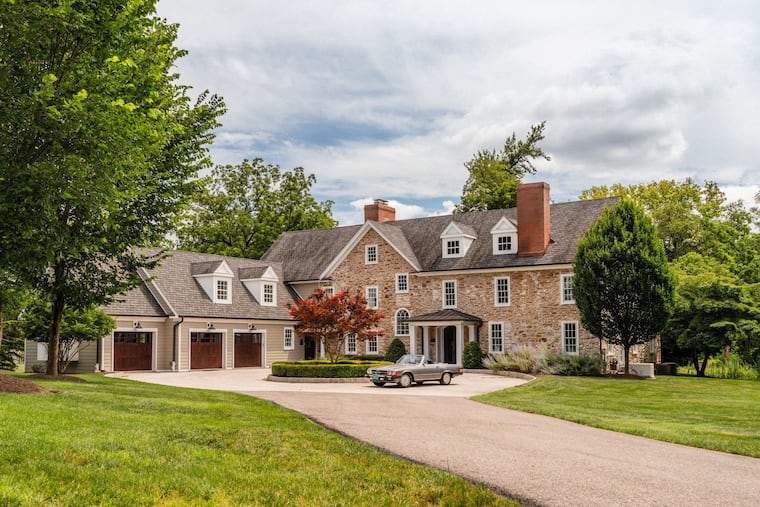 This six-bedroom, 8,000-square-foot home in Fort Washington, Pa., was listed for sale this month for about $3.3 million.