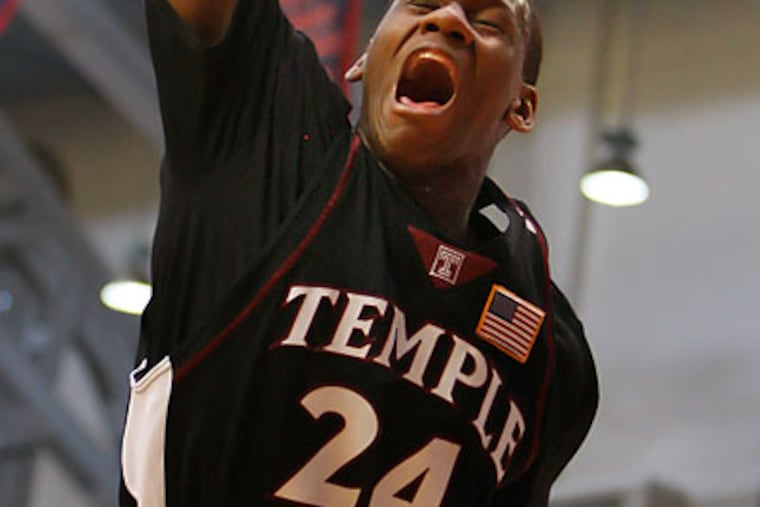 Through Monday, Lavoy Allen was ranked 12th in Division I in rebounding. (Ron Cortes/Staff file photo)