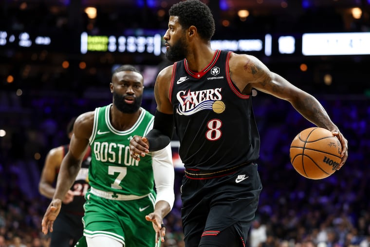 Jaylen Brown has been traded to the Sixers in a deal that sends Paul George and four picks to Boston.