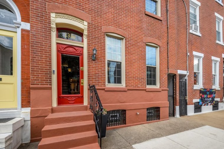 The brownstone in Fishtown totals 2,730 square feet.