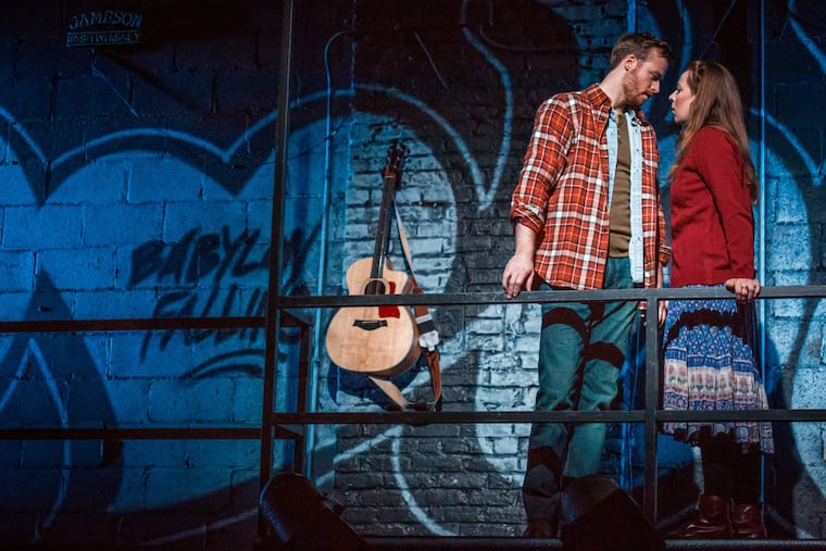 Ken Allen Neely and Katherine Fried in "Once," through Oct. 21 at the Arden Theatre Company.