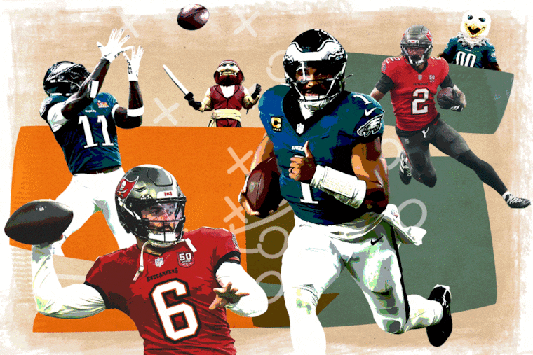 The Eagles head to Tampa to face Baker Mayfield and the Bucs on Sunday.