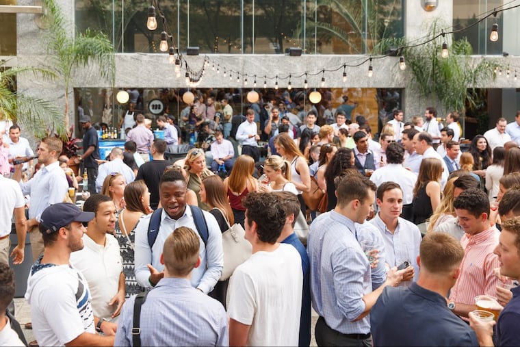 A typical Wednesday at Marathon Grill, one venue that participated in Center City District Sips.