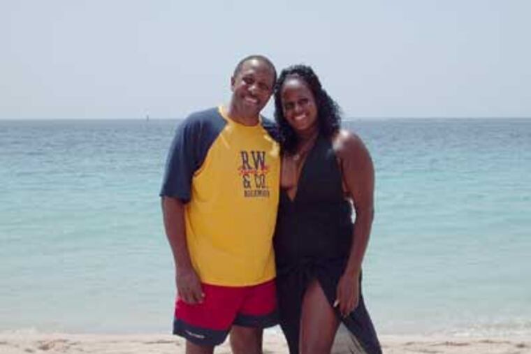 Shannon Bellamy and her pastor, Kenneth Glenn Caines, vacationing in the Virgin Islands together during their adulterous affair that is the focus of her steamy, tell-all book.