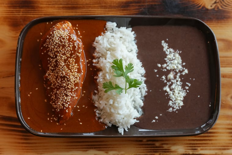 The mole colorado at El Mictlan, where the menu brings a taste of Guerrero and Acapulco to Philadelphia.