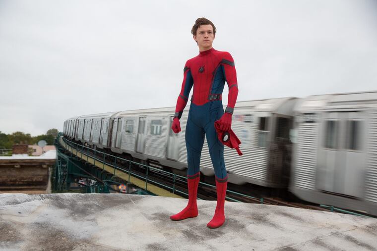 Tom Holland is Spider-Man in the film, "Spider-Man: Homecoming." (Chuck Zlotnick/Columbia Pictures)