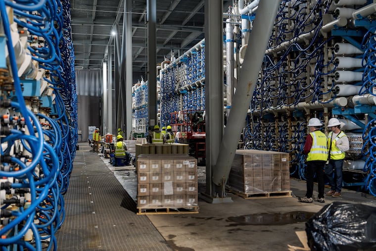 Many Middle Eastern countries are dependent on reverse osmosis desalination plants for their water supplies.