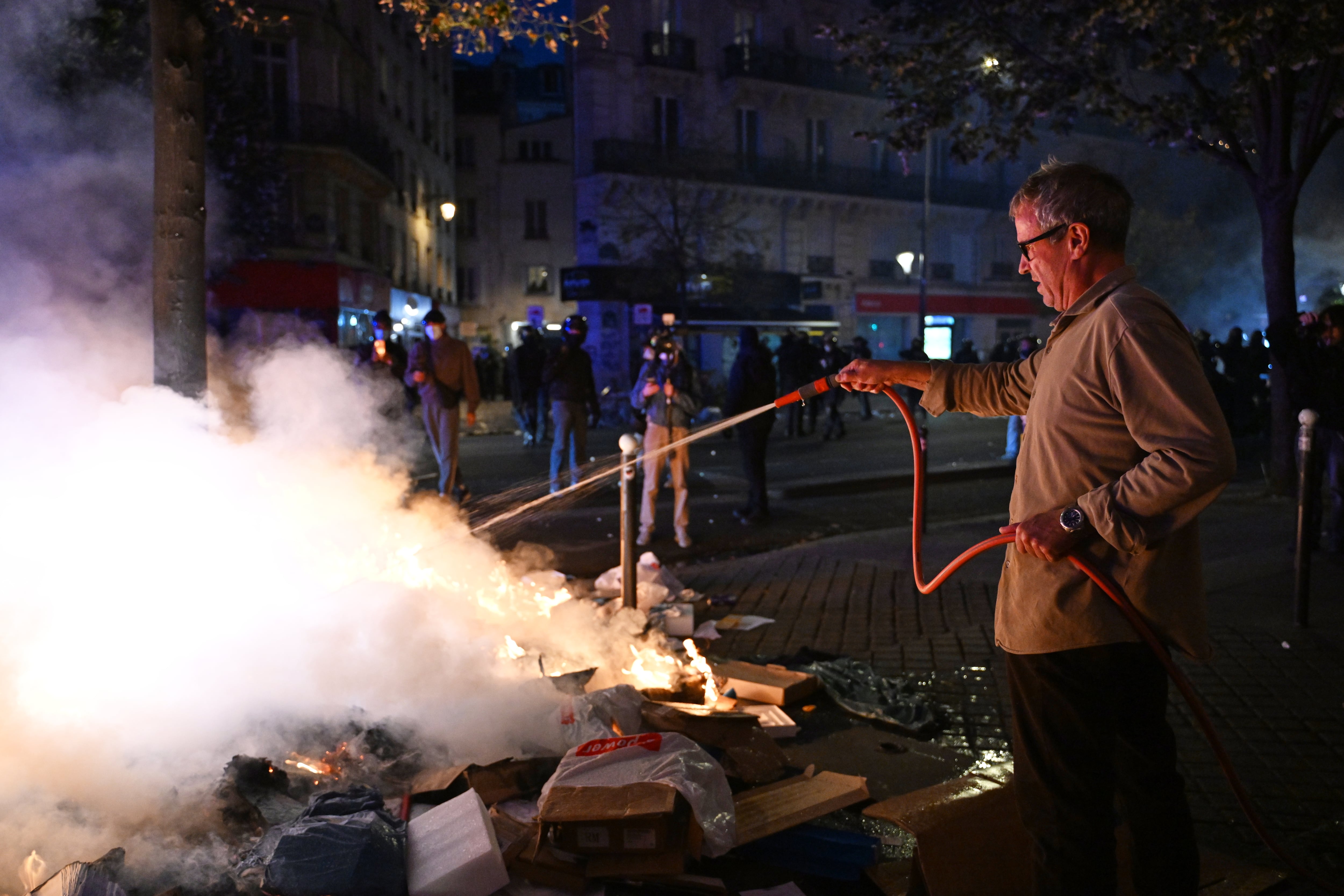 Macron Condemns Violence During Nationwide Protests in France