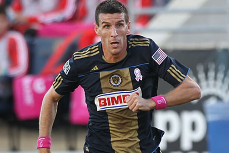 Sebastien Le Toux leads the Union with 25 goals and 20 assists in two seasons. (Michael Bryant/Staff file photo)