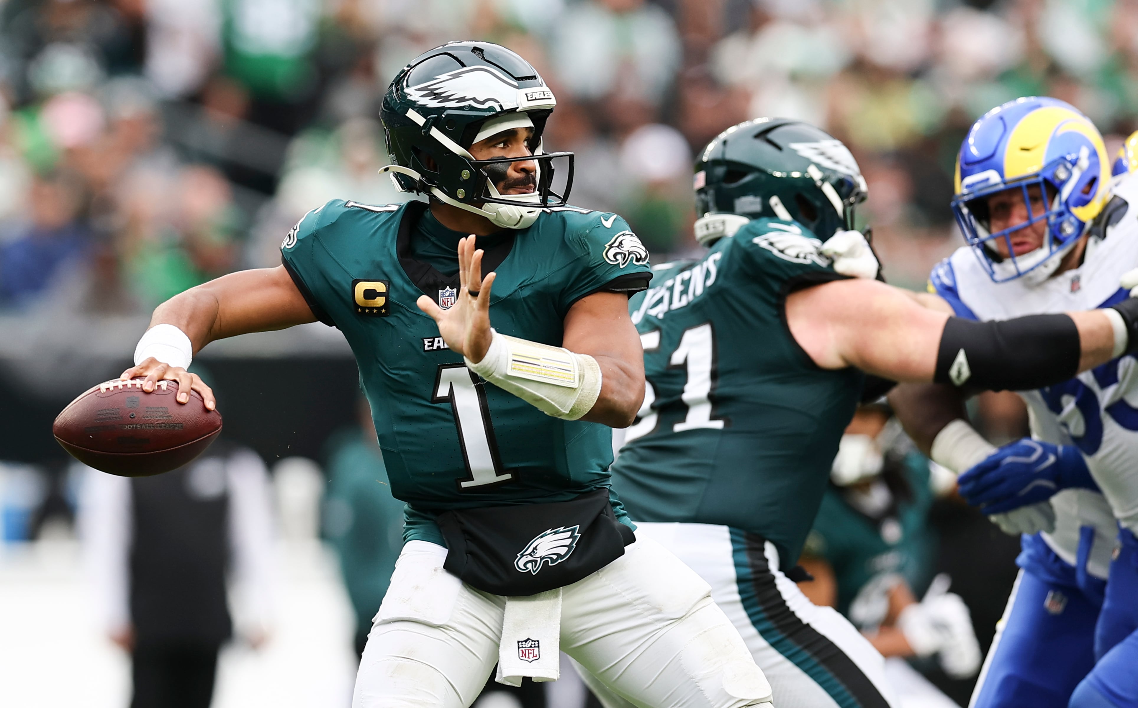 The Eagles offense starts the post-Lane Johnson era on Sunday. The film points the way to where they must adjust.