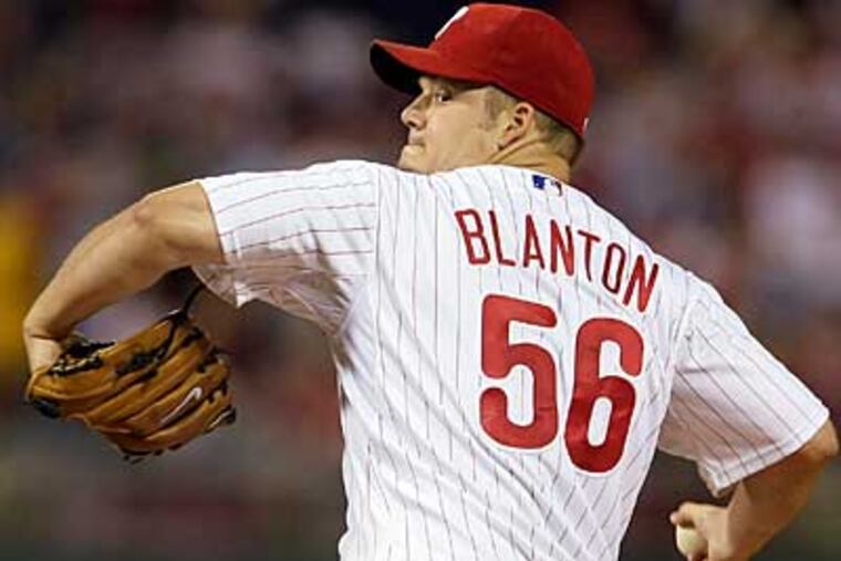 Joe Blanton has been one of the most durable pitchers in the big leagues. (Yong Kim/Staff file photo)