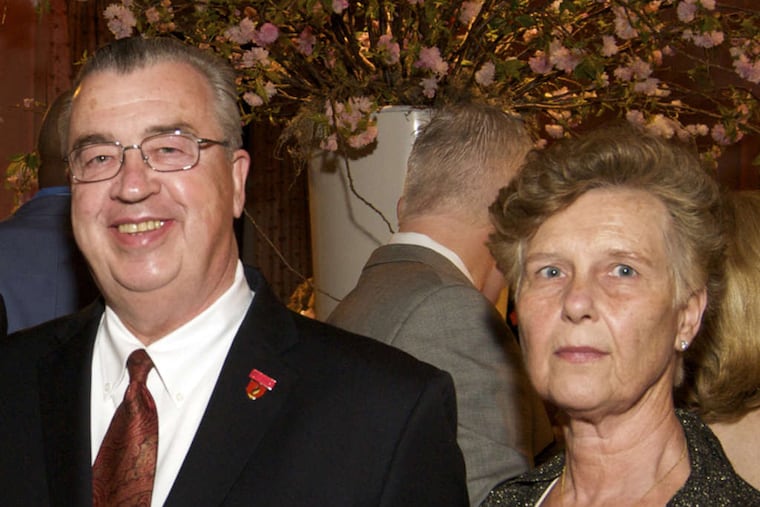 John and Joyce Sheridan in a 2012 photo. They were found fatally stabbed in their home two years later.
