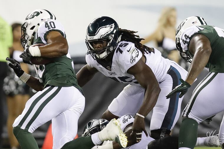 Josh Sweat will have to step up in Derek Barnett's absence.