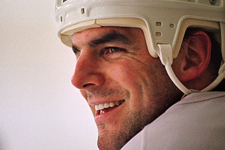 Former Flyers forward John LeClair. (Chris Gardner/AP)