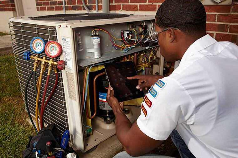 Heating and cooling system repairs are likely include on a home warranty policy.