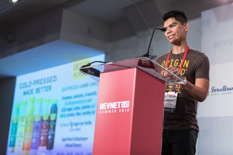 Jake Deleon, founder of Fila Manila, speaking at an industry event in 2018.