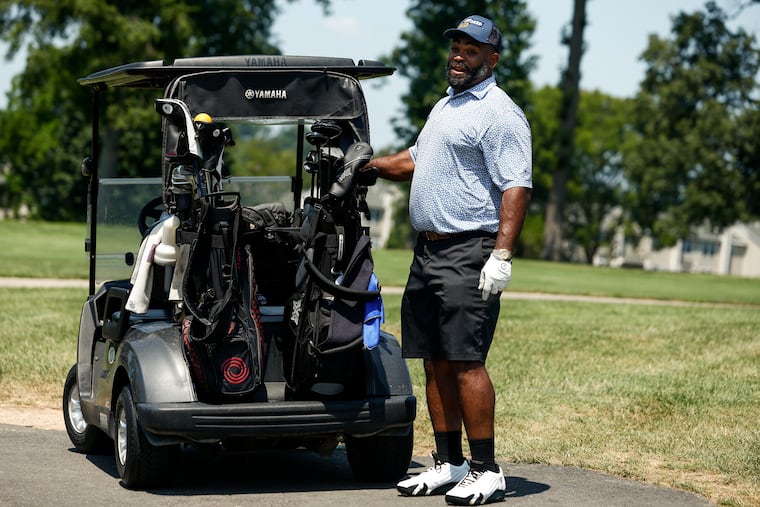Former Philadelphia Eagle Brandon Graham played in the Jefferson Health APGA Classic Pro-Am at the 1912 Club in Plymouth Meeting last summer.