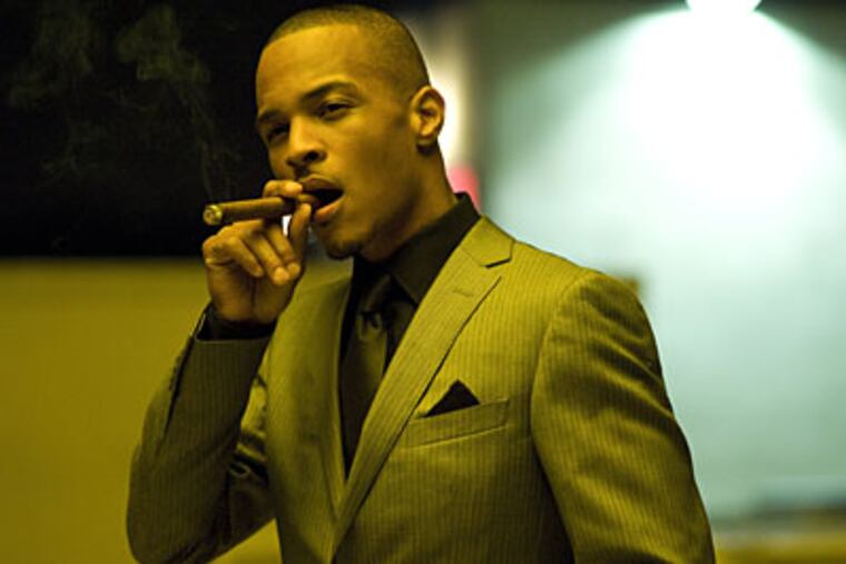 Rapper T.I. stars in the movie "Takers."