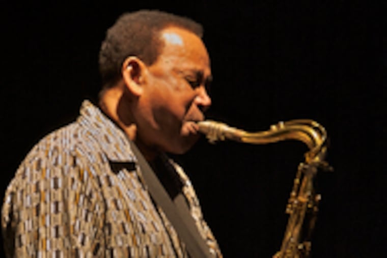 Odean Pope plays at a recent Coltrane tribute. "Every morning, I get up and try to develop Odean Pope," he says. "It might mean taking one little fragment and drilling on it, over and over, until I can say, 'This sounds like me.' "