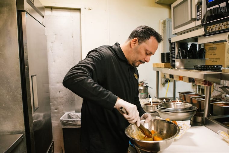 Rich Friedrich is responsible for preparing the 10,000 chicken wings needed for Philly’s Wing Bowl.