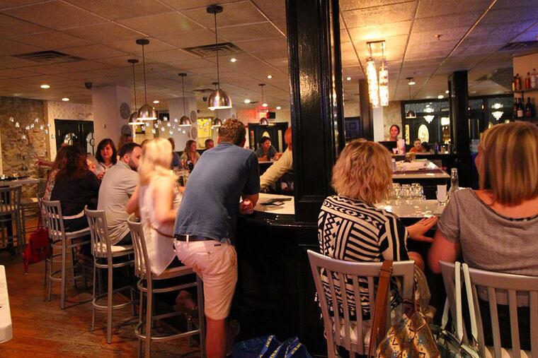 Bar at Gypsy Blu, Ambler.