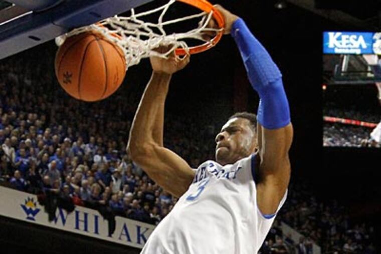 Terrence Jones and his teammates hope to get coach John Calipari his first national title. (James Crisp/AP)