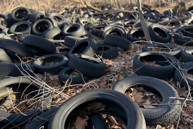 On March 19, Philadelphia city workers began removing an illegal dump of thousands of tires at Tacony Creek Park. The remainder of the tires will be removed April 5 with at least 100 volunteers. Officials say it is the biggest illegal dump of tires within the past decade or more.