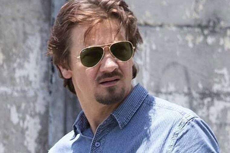 Jeremy Renner stars as dedicated reporter Gary Webb, who wrote 1996 exposés on the CIA, the contras, and drug money. (Focus Features)