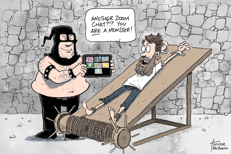 Rob Tornoe's coronavirus cartoon for Friday, May 15.