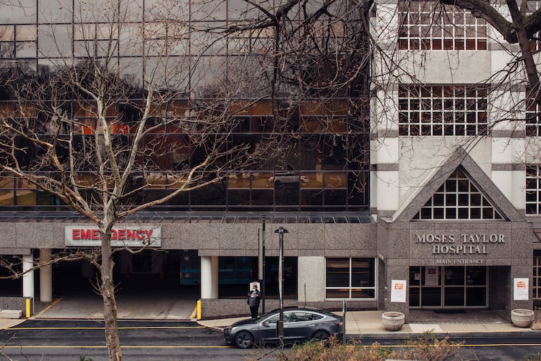 Moses Taylor Hospital in Scranton, Pa., photographed in 2020.
