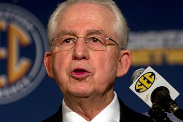 "We don't have the luxury of acting as if it's business as usual," SEC commissioner Mike Slive said. (Dave Martin/AP)