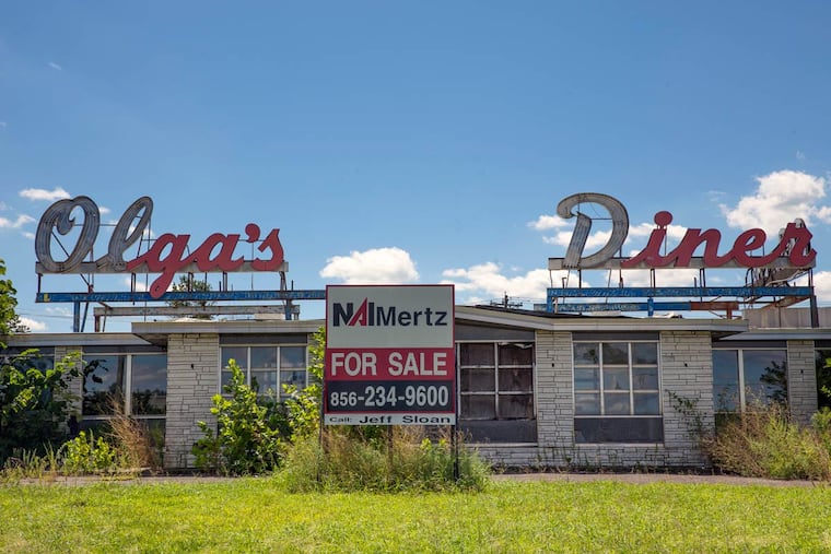 Olga's Diner site in Evesham.
