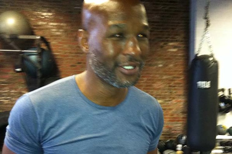 Philly-born boxer Bernard Hopkins praised Muhammad Ali while attending the community day event at Joe Hand Boxing Gym in Northern Liberties on Saturday, June 4, 2016.