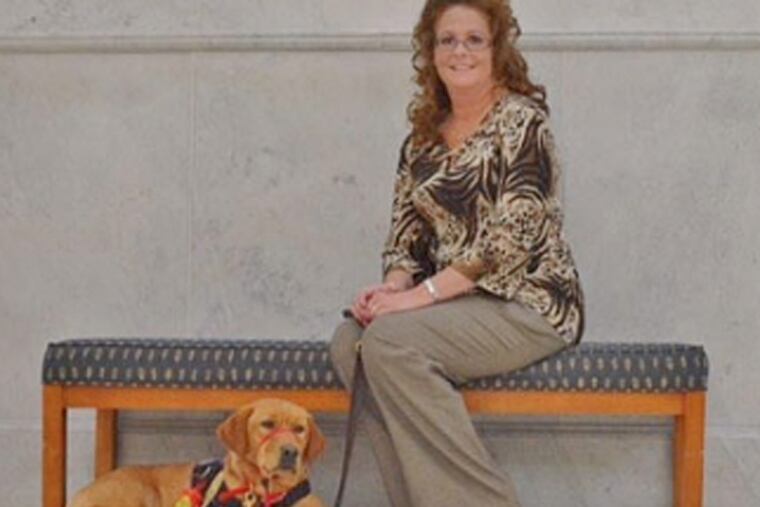 Turks with his caretaker, Investigator Kiersten McDonald.