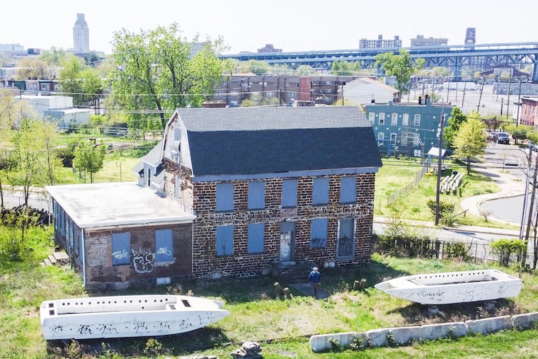 The Benjamin Cooper House on Erie near Point Street in North Camden. The central portion of the house was built in 1734. The house was commandeered by British troops during the Revolutionary War and one skirmish they had with patriot militias there has become known as the Battle of Camden. Preservationists hope to transform the house into a museum.